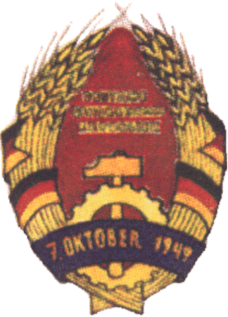 Entwurf zum DDR-Staatswappen von Fritz Behrendt (1949)
