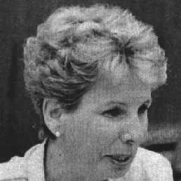 Sabine Bergmann-Pohl. * 1946. Letztes Staatsoberhaupt der DDR.